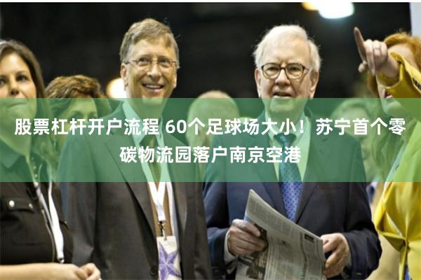 股票杠杆开户流程 60个足球场大小！苏宁首个零碳物流园落户南京空港