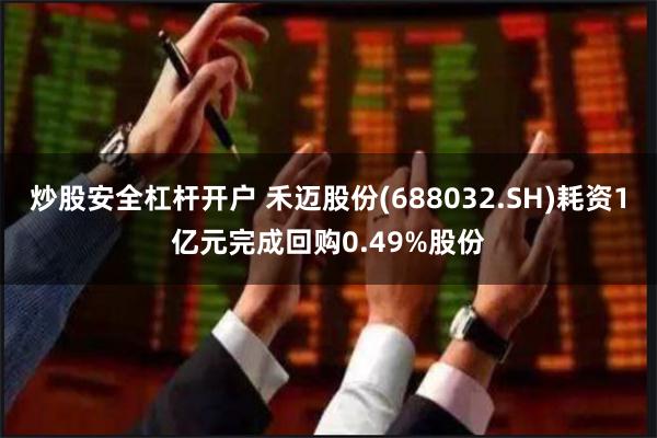 炒股安全杠杆开户 禾迈股份(688032.SH)耗资1亿元完成回购0.49%股份